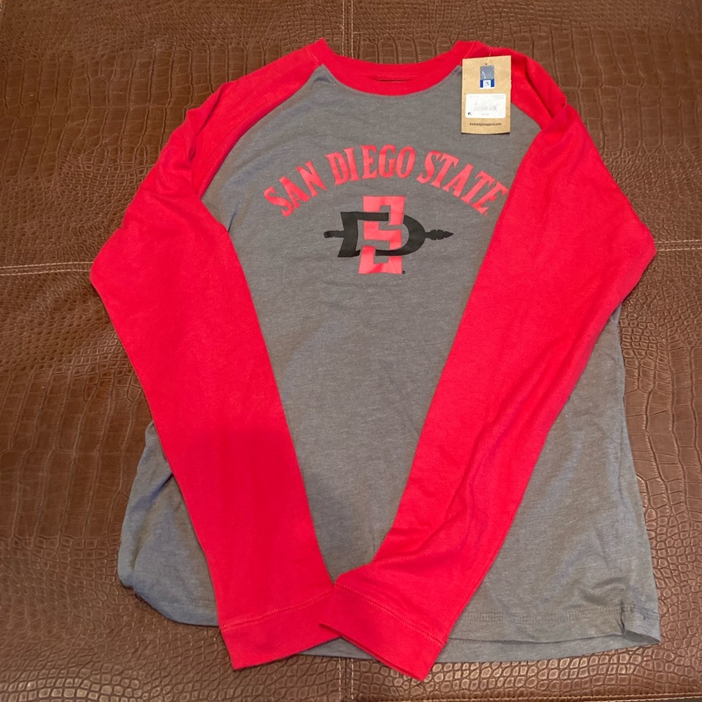 4 for $30! NWT Unisex San Diego State LS Sports T-shirt!